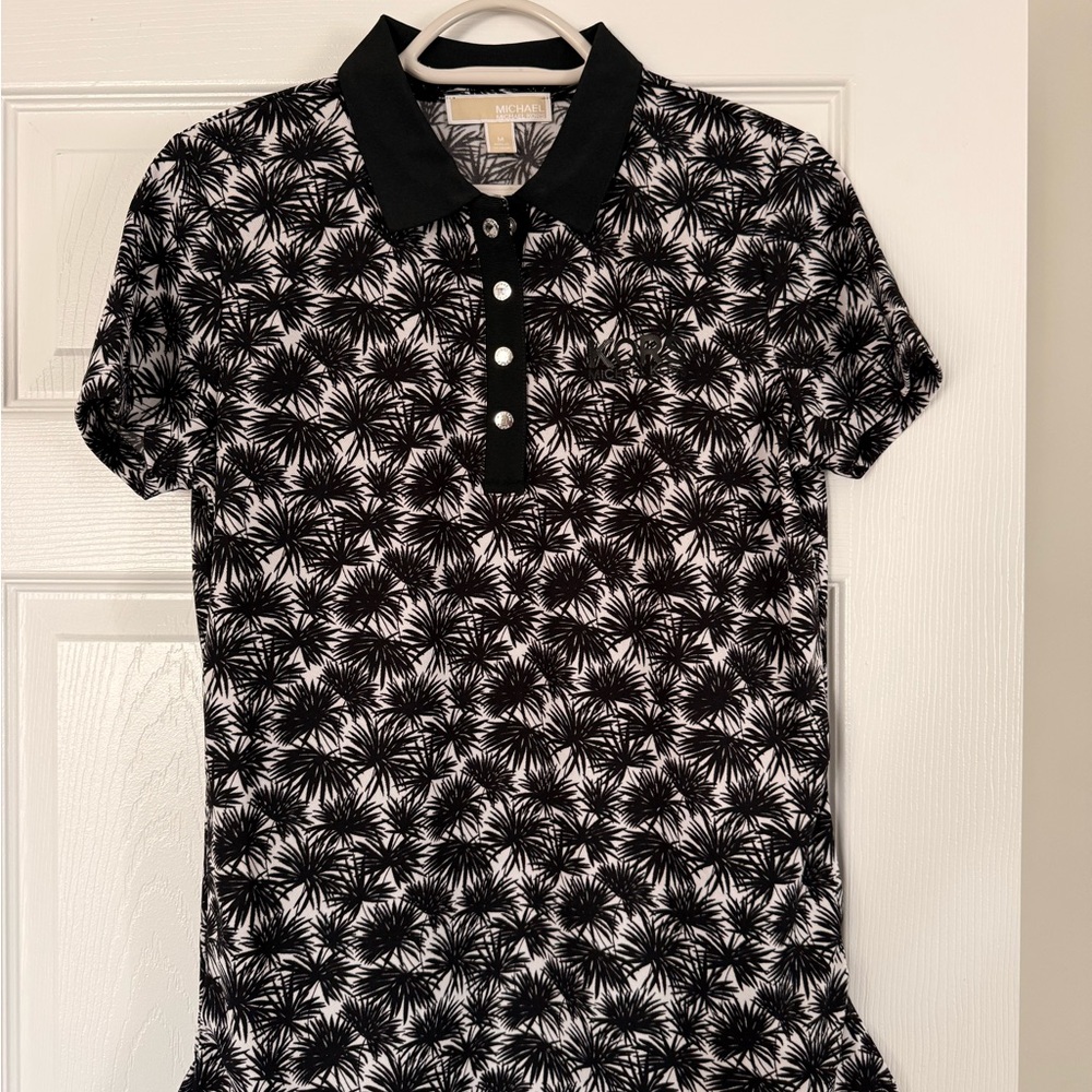 Michael Kors Patterned Polo Shirt